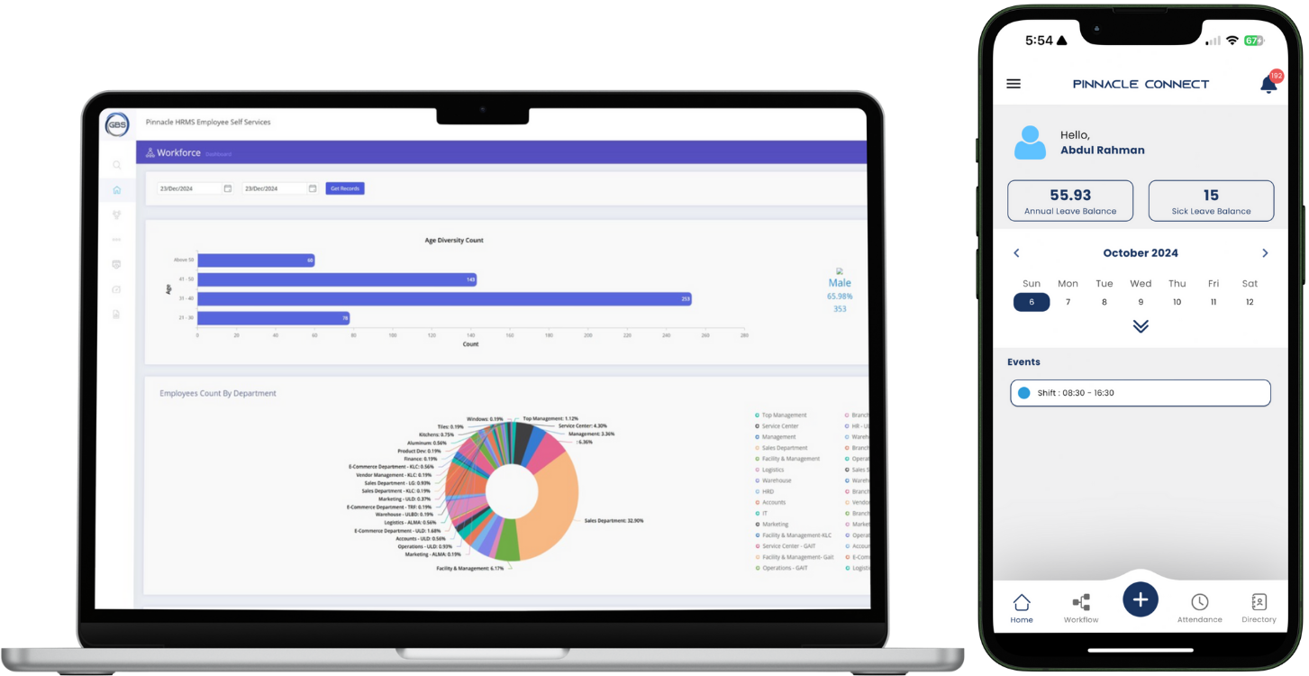 Pinnacle HRMS 1. Best Payroll Software Kuwait and Gulf